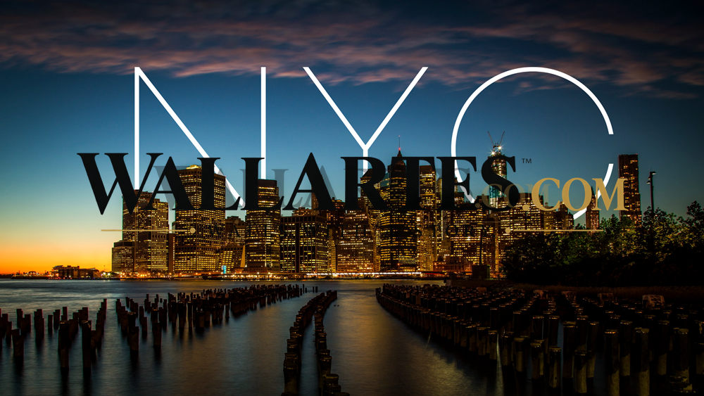 New York City Wallpaper Wall Art — WALLARTES watermarked preview